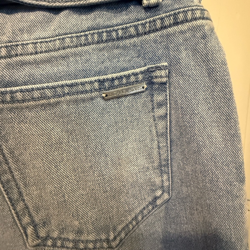 Michael Kors Light Blue Paper Bag Denim Jeans - Picture 3 of 6